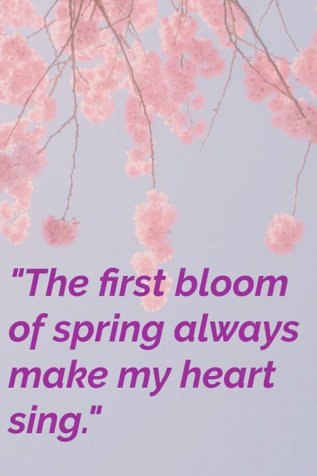 Spring Poster template