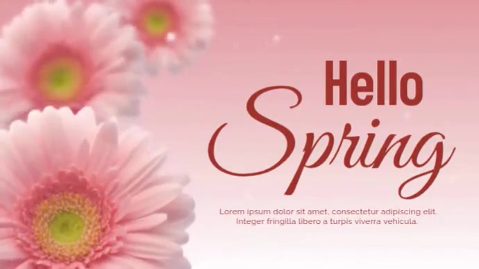 spring Digitale Vertoning (16:9) template