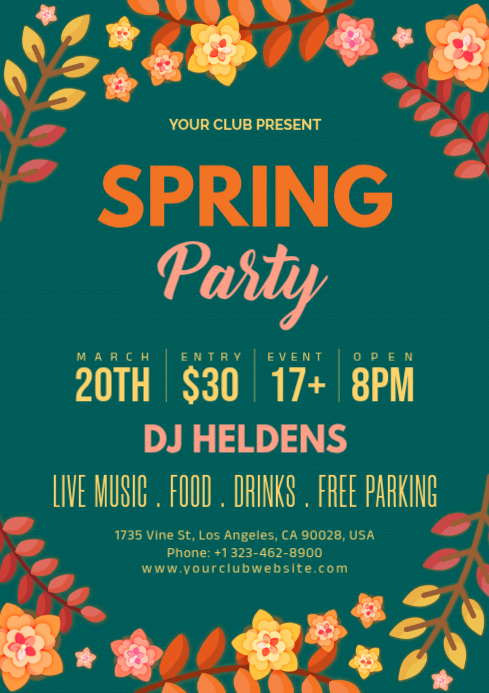 spring Template | PosterMyWall