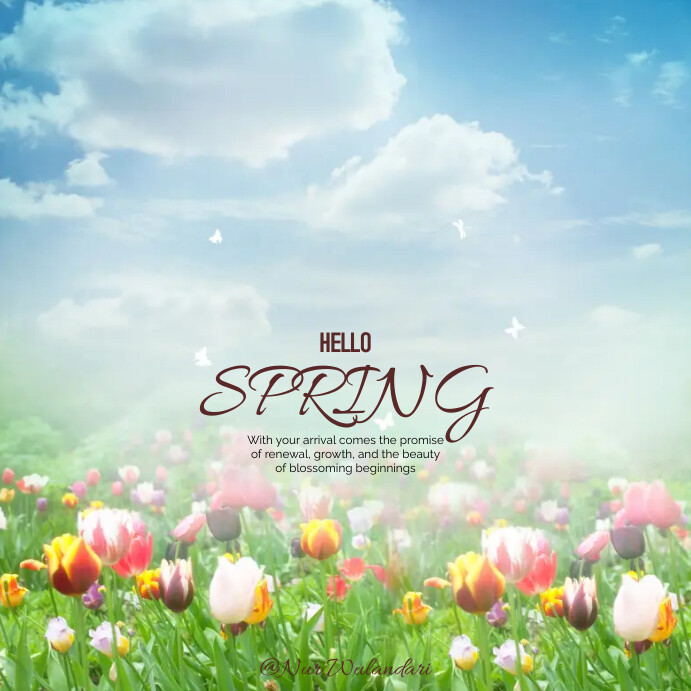 Spring Template | PosterMyWall