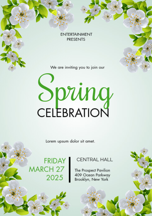 Spring Design Format spring Template | PosterMyWall