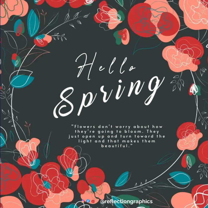 Spring Template | PosterMyWall