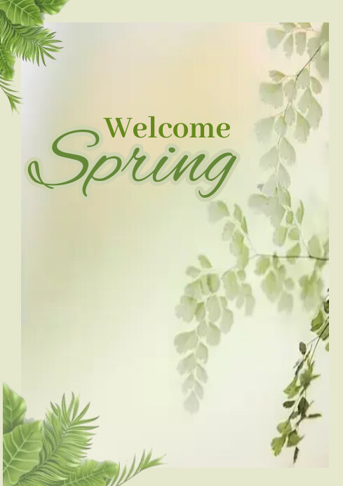 Spring A4 template