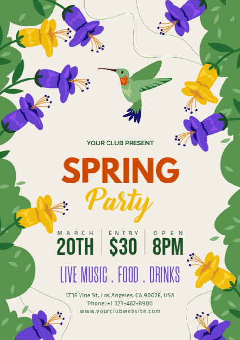 spring Template | PosterMyWall