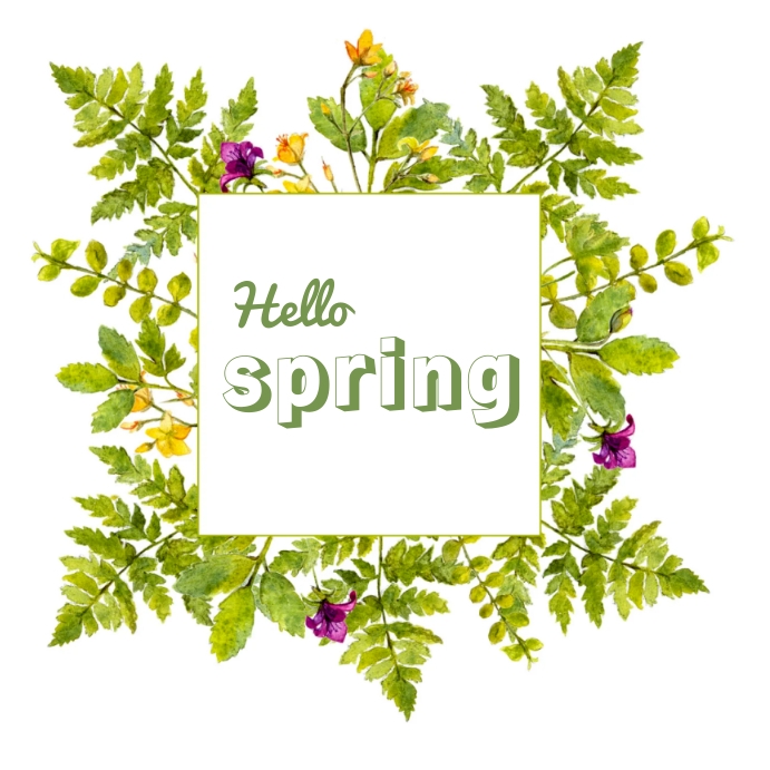 Spring Template | PosterMyWall