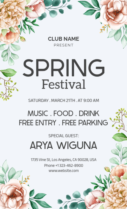 spring Template | PosterMyWall