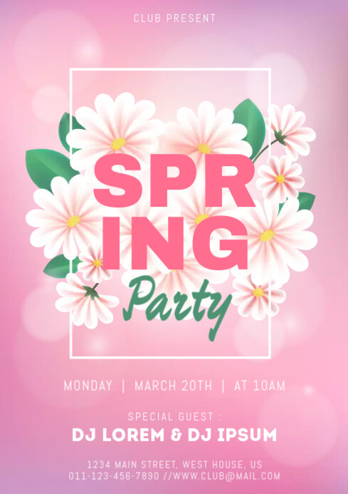 spring Template | PosterMyWall
