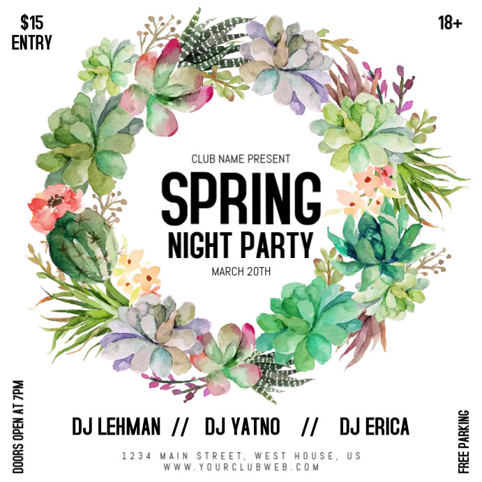 spring Template | PosterMyWall