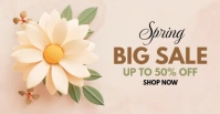 spring Facebook-evenementomslag template
