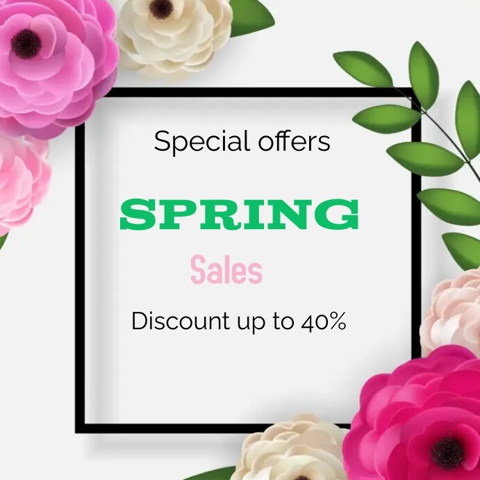 Spring Template | PosterMyWall