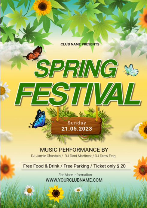 Spring Design Format spring Template | PosterMyWall