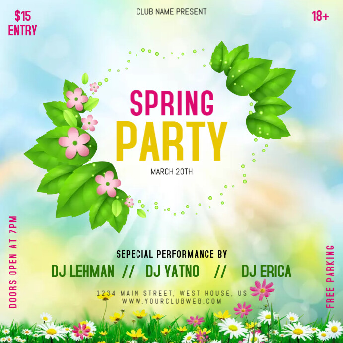 spring Template | PosterMyWall