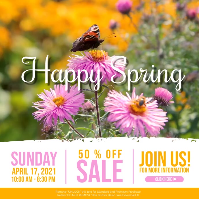 Spring Template | PosterMyWall