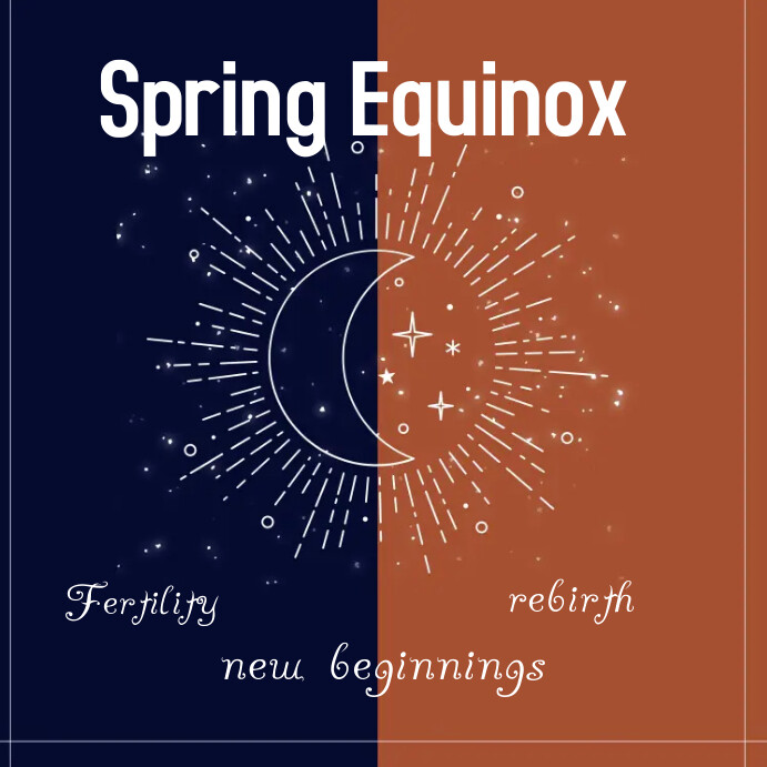 Spring Equinox template | PosterMyWall