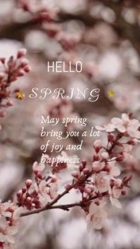Spring equinox video template Digital Display (9:16)