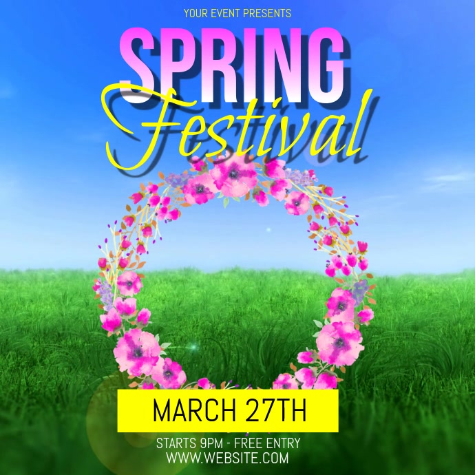 Copy of SPRING event ad social media | PosterMyWall