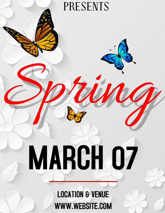 SPRING EVENT AD TEMPLATE | PosterMyWall
