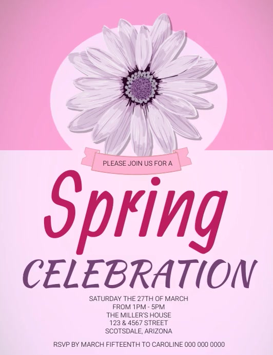 SPRING EVENT DAY Party Invitation Template | PosterMyWall