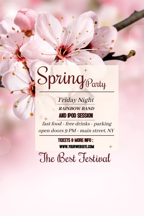 SPRING EVENT Template | PosterMyWall
