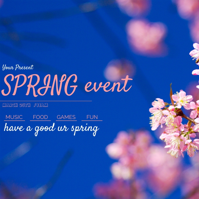 SPRING EVENT Template | PosterMyWall