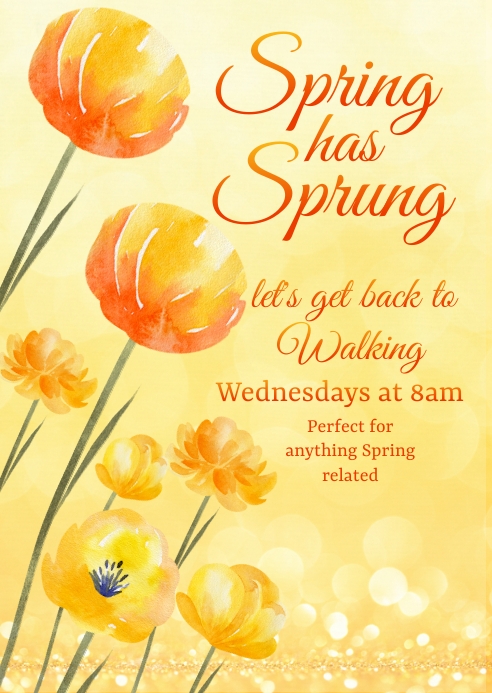 Spring Event Floral Poster Template | PosterMyWall