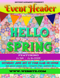SPRING fun day FLYER POSTER TEMPLATE | PosterMyWall