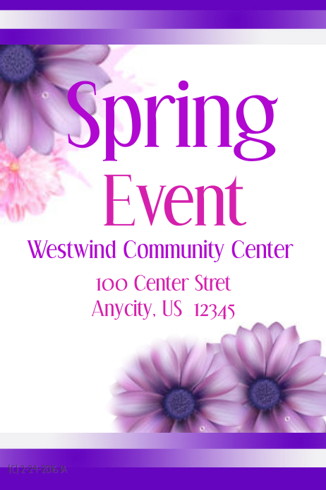 Fun Spring Event Flyer Spring Event Flyer Template | PosterMyWall