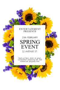 custom spring flyers get free templates postermywall spring flyers