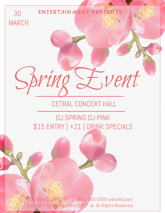 Spring Event Template | PosterMyWall