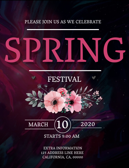 SPRING Event Flyer Template