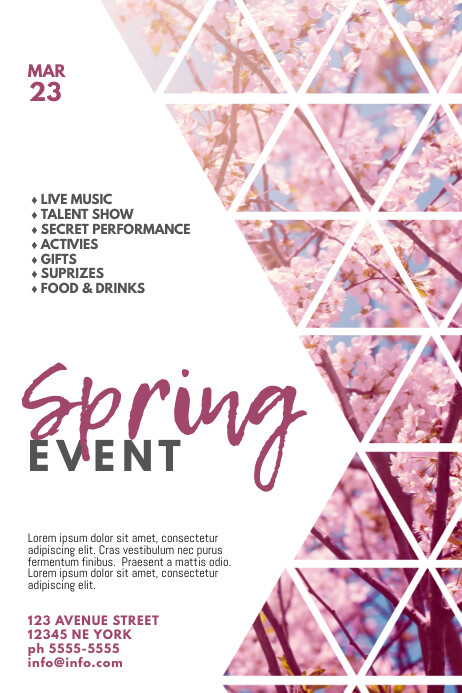 Copy of Spring Event Flyer Template | PosterMyWall