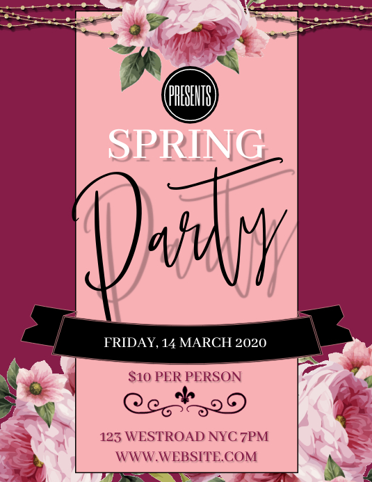 Copy of SPRING Event Flyer Template | PosterMyWall