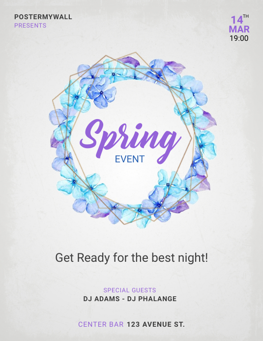 Spring Event Flyer Example Stunning Spring Event Flyer Template - Forestryencyclopedia