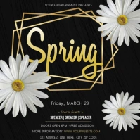 spring Event Flyer Template Carré (1:1)