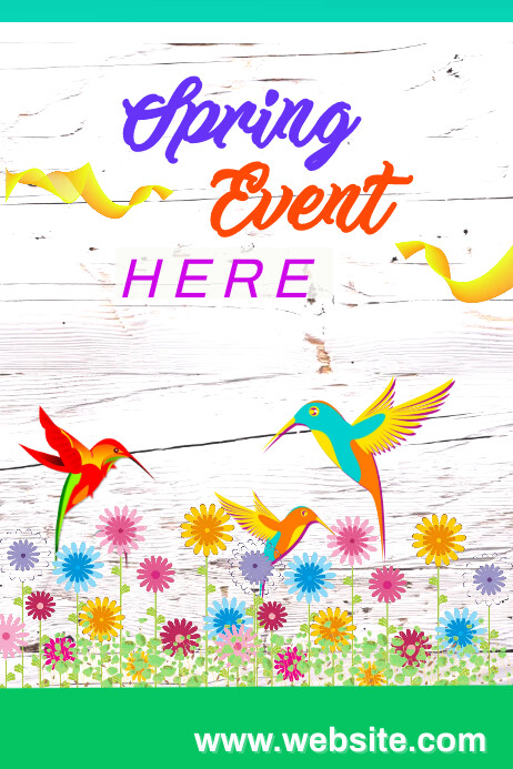 Spring Event Poster Template | PosterMyWall