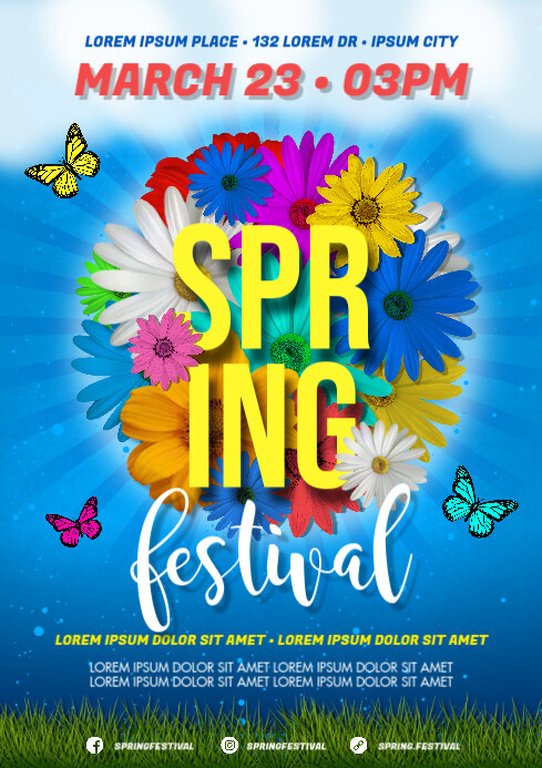 SPRING EVENT POSTER Template | PosterMyWall