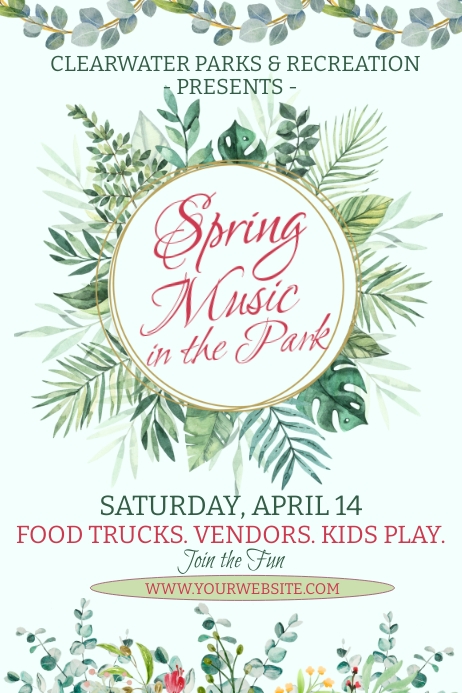 Spring Event Poster Template | PosterMyWall