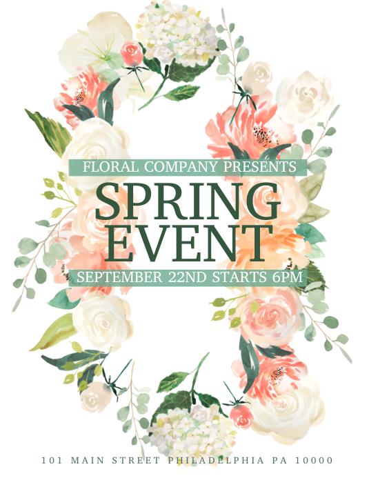 Spring Event Template | PosterMyWall