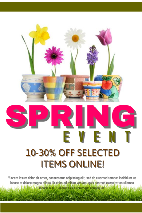 SPRING EVENT Template | PosterMyWall
