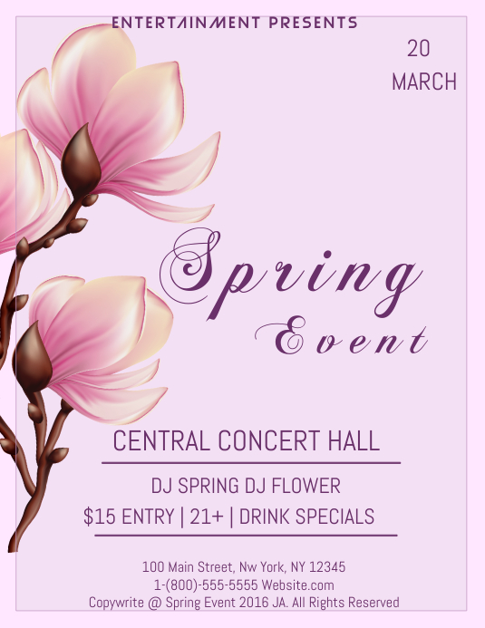 Spring Event Template PosterMyWall