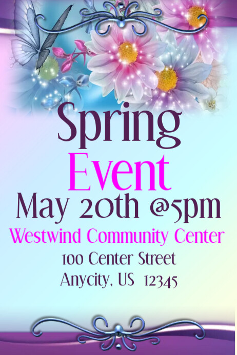 Spring Event Flyer Template | PosterMyWall