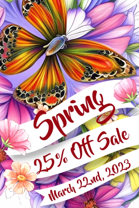 Copy of Spring Event Poster Template | PosterMyWall
