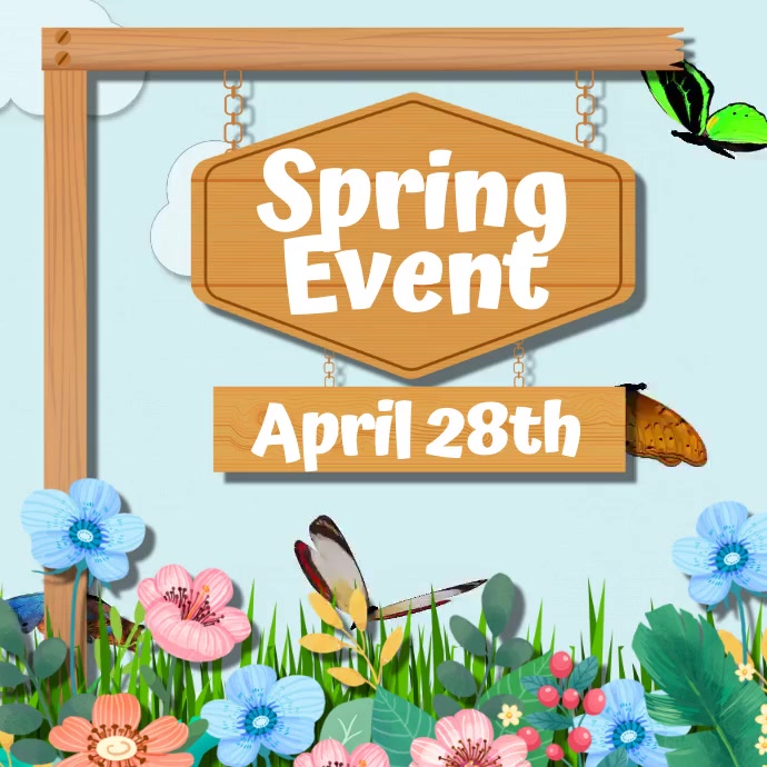 Spring Event Images Copy of Spring Event Social Media Template | PosterMyWall