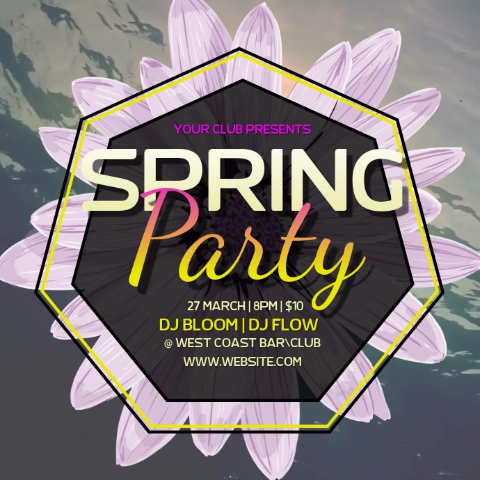 Spring Event Programs Templates Copy of SPRING EVENT TEMPLATE | PosterMyWall