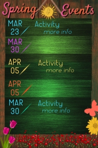 Spring Event Flyer Template | PosterMyWall