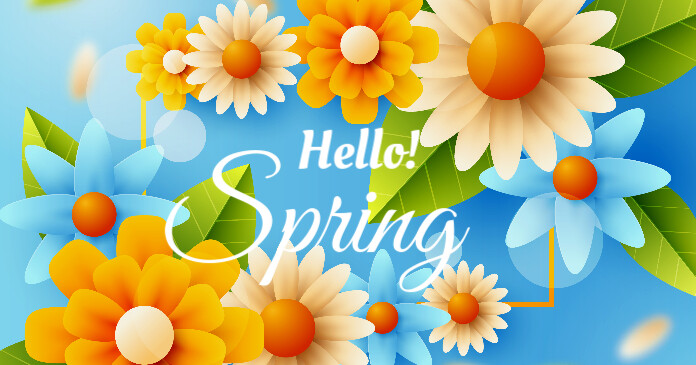 spring facebook share image Template | PosterMyWall
