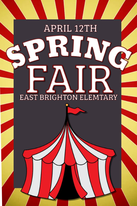 Brown Spring Fair Posters Template | PosterMyWall