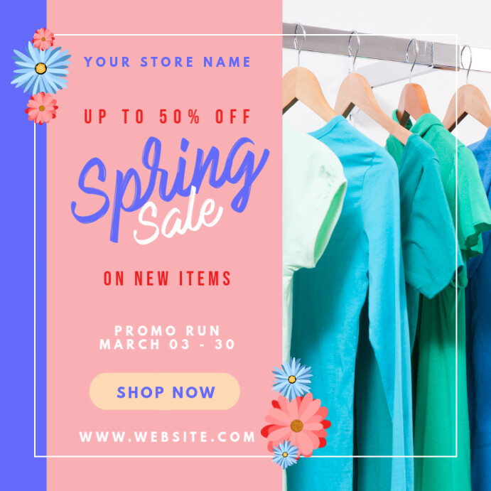 Copy of Spring Fashion Collection Sale Ads PosterMyWall