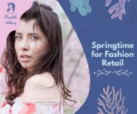 Spring Fashion Deals Online Ad 大矩形广告 template