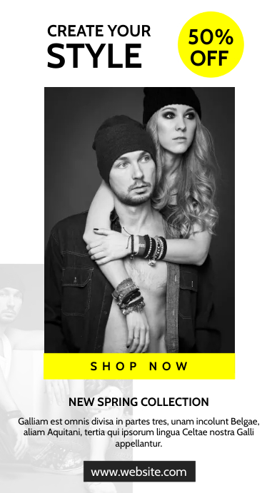 spring fashion new collection advertisement Template | PosterMyWall